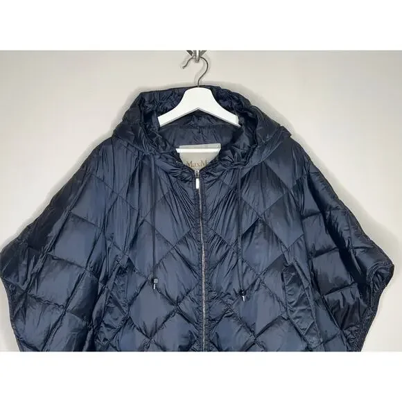 MaxMara The Cube Oversized Tremaine Padded Quilted Hooded Cape Women's O/S - Picture 3 of 12
